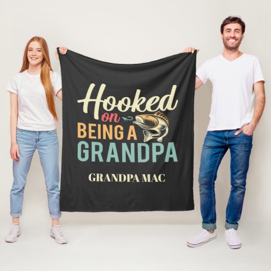 Verslaafd aan opa fleece deken (In situ)