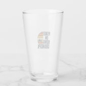 Verslaafd Aan Opa Zijn Vissen Retro Vector Ontwerp Glas (Achterkant)