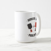 Verslaafd aan Pickleball Coffee Mok (Voorkant rechts)