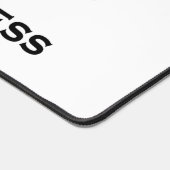 Verslaafd aan schaken (Chess Humor Gezegde) schaak Bureaumat (Hoek)