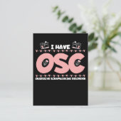 Verslaafd aan scrapbooten Crafter Grappig Boek Briefkaart (Staand voorkant)