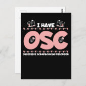 Verslaafd aan scrapbooten Crafter Grappig Boek Briefkaart (Voorkant / Achterkant)