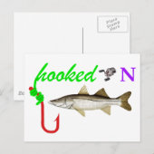 verslaafd aan snook briefkaart (Voorkant / Achterkant)