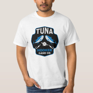 Verslaafd aan tonijn Gevist T-shirt