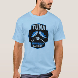 Verslaafd aan tonijn Gevist T-shirt