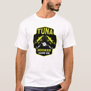 Verslaafd aan tonijn Gevist T-shirt