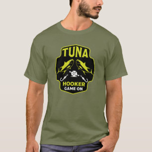 Verslaafd aan tonijn Gevist T-shirt