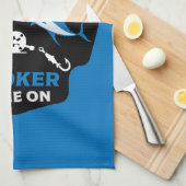 Verslaafd aan tonijn Gevist Theedoek (Quarter Fold)