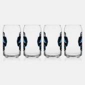 Verslaafd Aan Tonijn Vissen Blikvorm Glas (Links)