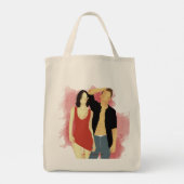 Verslaafd aan u - AC Canvas tas (Achterkant)