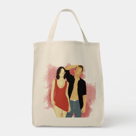 Verslaafd aan u - AC Canvas tas (Achterkant)