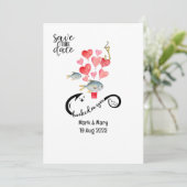 Verslaafd aan u vissen liefhebbers Bruiloft Waterv Kaart (Staand voorkant)