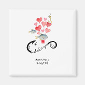 Verslaafd aan u vissen liefhebbers Bruiloft Waterv Magneet (Voorkant)