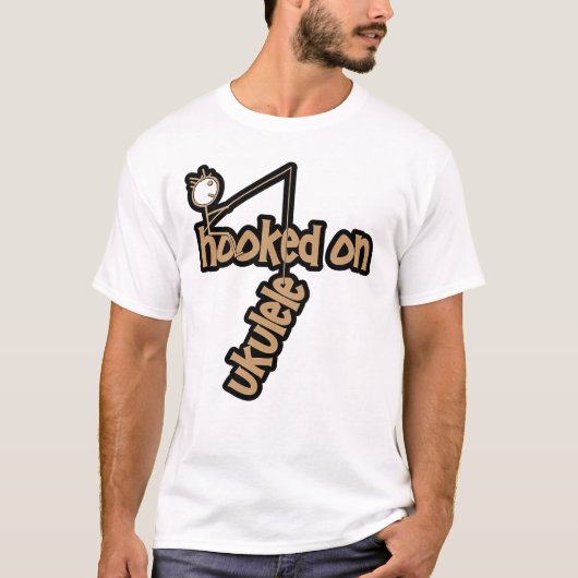 Verslaafd aan Ukulele T-shirt (Voorkant)