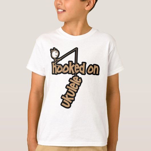 Verslaafd aan Ukulele T-shirt (Voorkant)