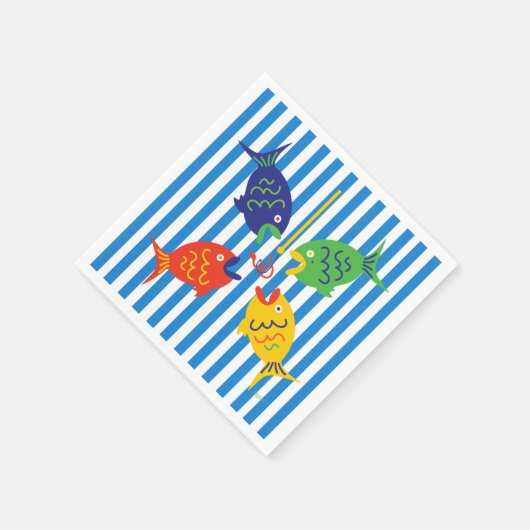 Verslaafd aan Vis Servet (Hoek)