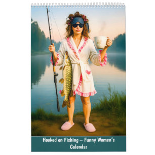 Verslaafd aan vissen – Grappige vrouwen- Kalender