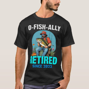 Verslaafd aan vissen t-shirt