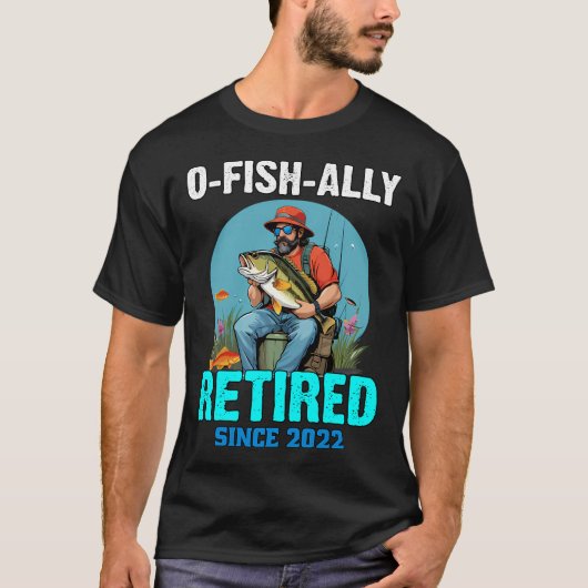 Verslaafd aan vissen t-shirt (Voorkant)
