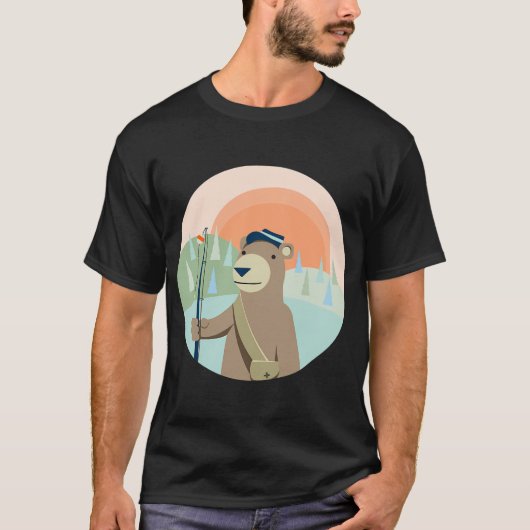 Verslaafd Aan Vissen T-shirt (Voorkant)