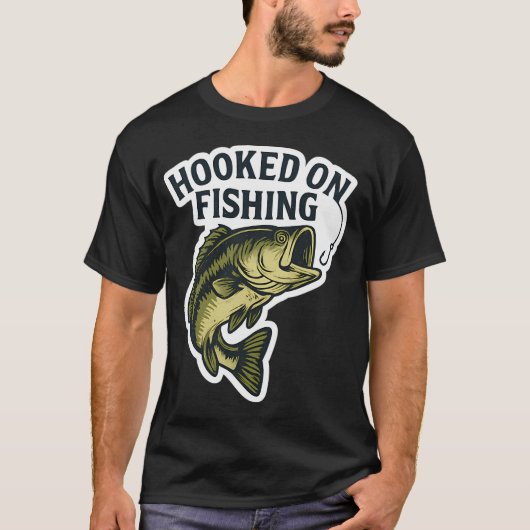 VERSLAafd AAN VISSEN T-shirt (Voorkant)