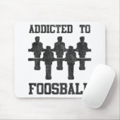 Verslaafd aan voetbal muismat (Met muis)