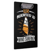 Verslaafd aan windsurfen klembord (Rechts)