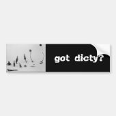 verslaafd bumpersticker (Voorkant)