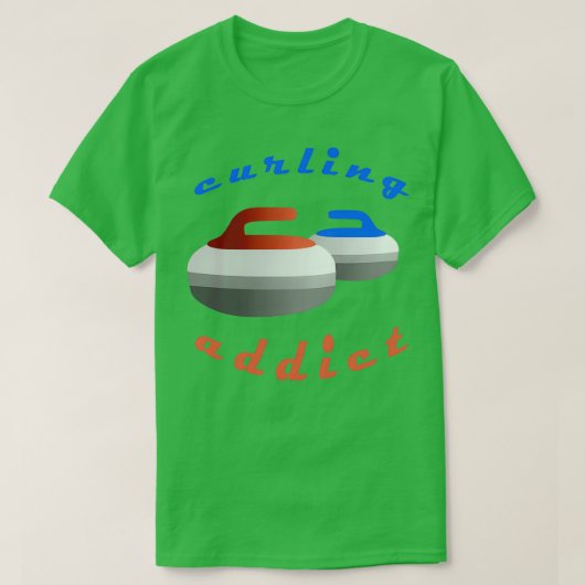 verslaafde aan vlokken 3 t-shirt (Design voorkant)