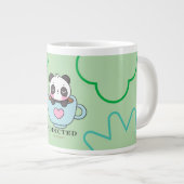 Verslaafde baby panda grote koffiekop (Voorkant rechts)