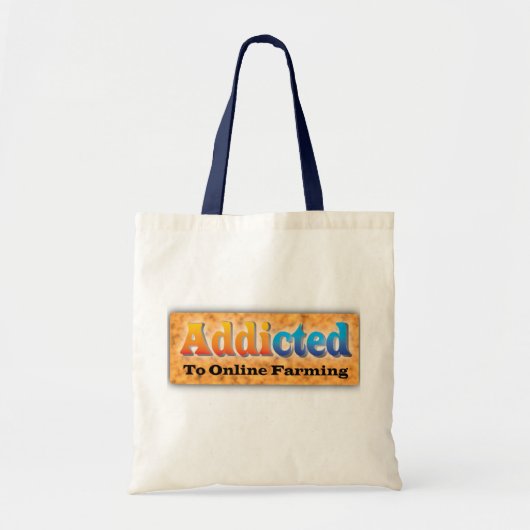 verslaafde boer tote bag (Voorkant)