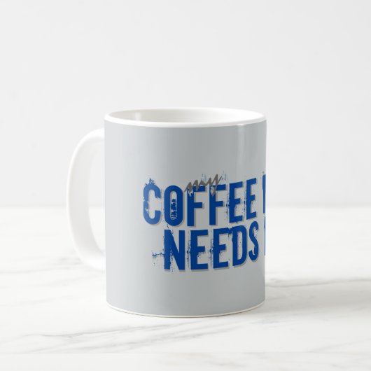 Verslaafde MOK heeft me blauw nodig (Voorkant links)