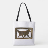 Verslaafde Puppy Tote Bag (Achterkant)