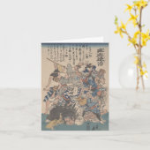 Verslaand mazelen - notecard kaart (Gele Bloem)