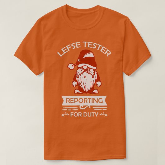 Verslag van de belastingsproef voor noordse rode N T-shirt (Design voorkant)