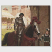 “Verslagen” door Edmund Blair Leighton Cadeaupapier (Vlak)