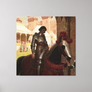 “Verslagen” door Edmund Blair Leighton Canvas Afdruk