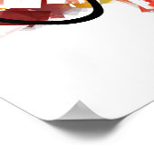 verslagen, waar stop ik de hefboom poster (Hoek)