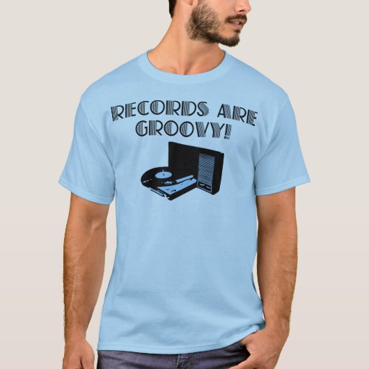 Verslagen zijn groovy! t-shirt (Voorkant)