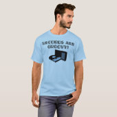 Verslagen zijn groovy! t-shirt (Voorkant volledig)