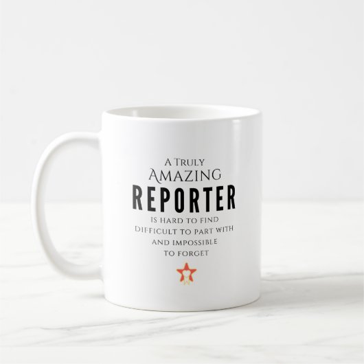 Verslaggever Koffiemok (Links)