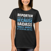 Verslaggever T-shirt (Voorkant)