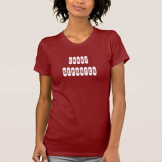 Verslaggever voor het forumgerecht, dames witte le t-shirt