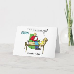 Verslaving aan het deelnemen aan hardloopraces kaart