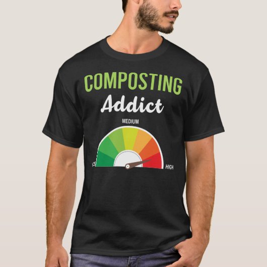 Verslaving Composteren Compost Composter T-shirt (Voorkant)