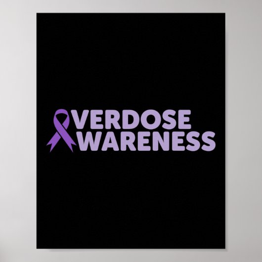 Verslaving Herstel Overdosering Bewustzijn Poster (Voorkant)