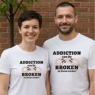 Verslaving kan KUNNEN WORDEN OVERWONNEN Unisex T-shirt