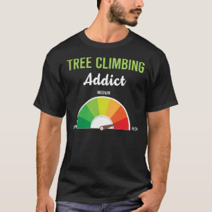Verslavingsboom klimmen klimmer t-shirt
