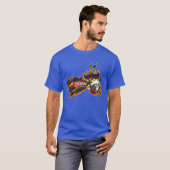 VERSLEETEN UITZICHT De heetste noedels Buldak Hot T-shirt (Voorkant volledig)