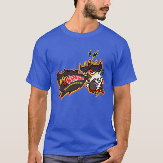VERSLEETEN UITZICHT De heetste noedels Buldak Hot  T-shirt